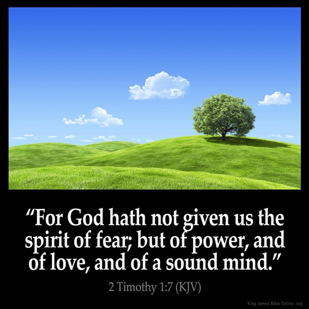 Fear isn't from God, Faith is!!!!